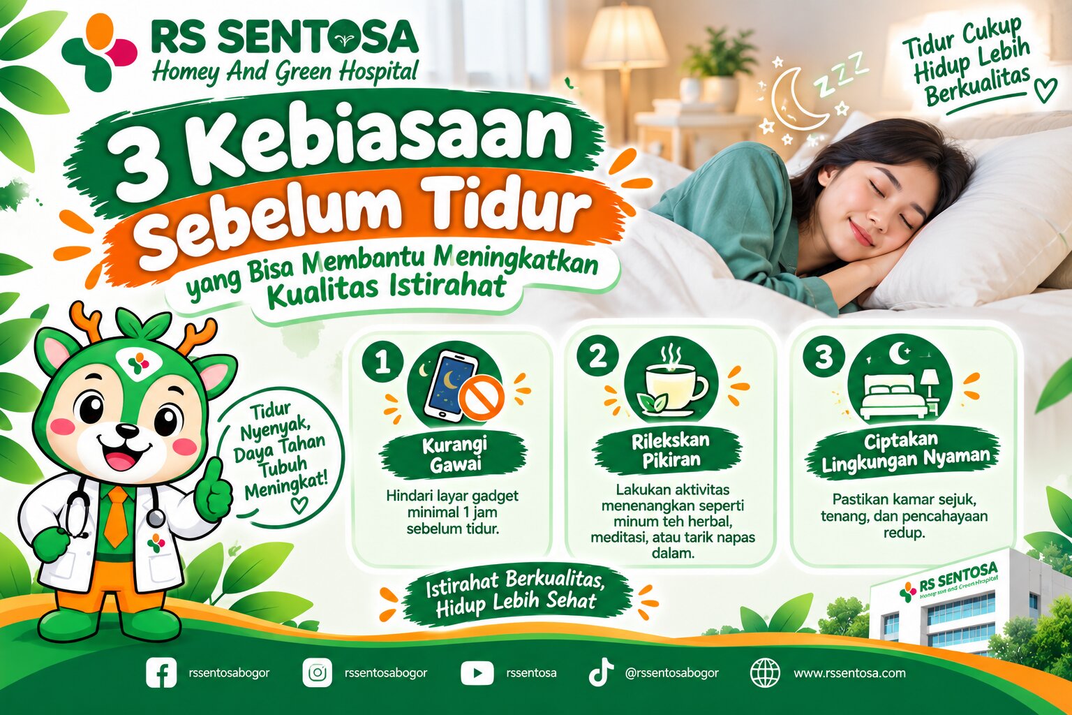3 Kebiasaan Sebelum Tidur yang Bisa Membantu Meningkatkan Kualitas Istirahat